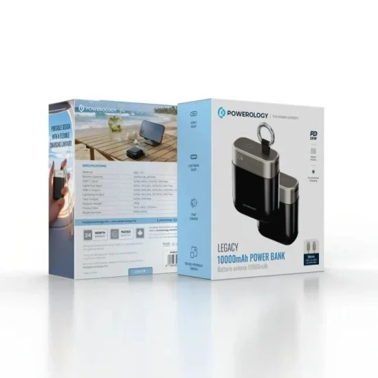 Powerology Legacy Power Bank 10000mAh with 20W Fast Charging